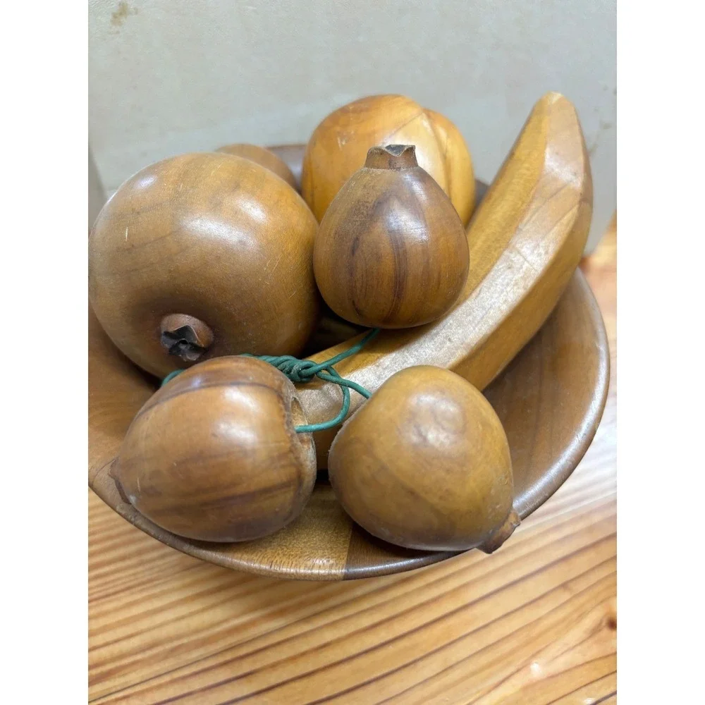 Mid-Century Modern Hand-carved fruit/bowl